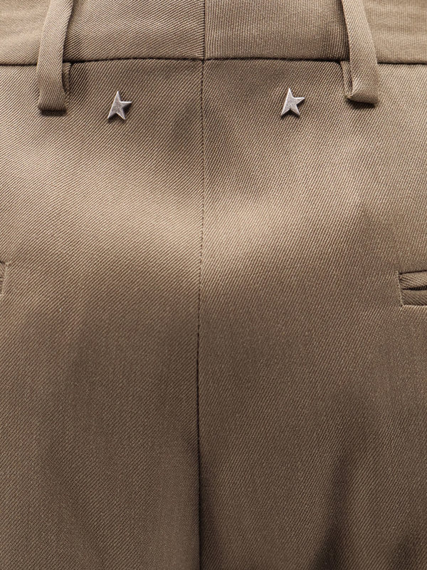 Golden Goose Virgin Wool Shorts - CUB