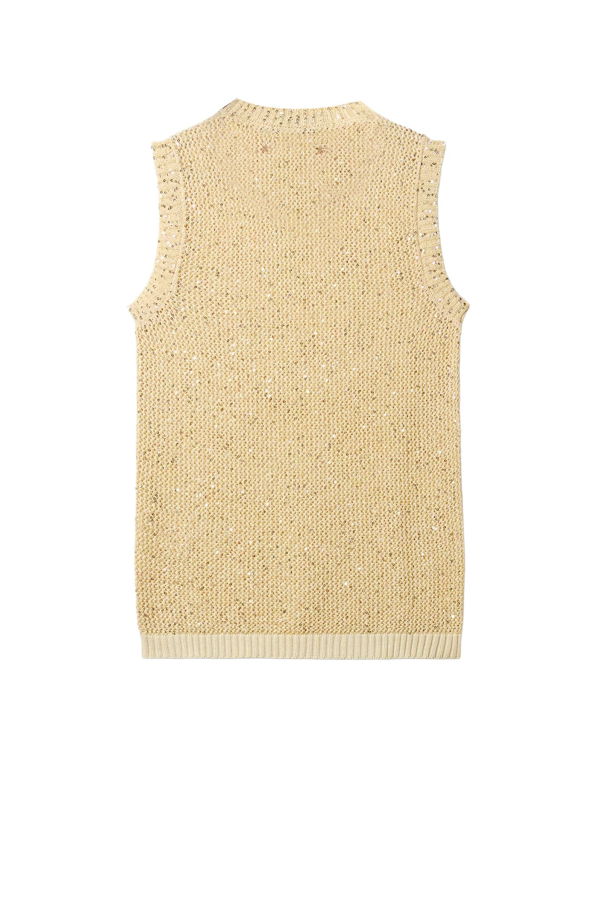 Golden Goose Melyssa Sequin Sweater - Heritage White