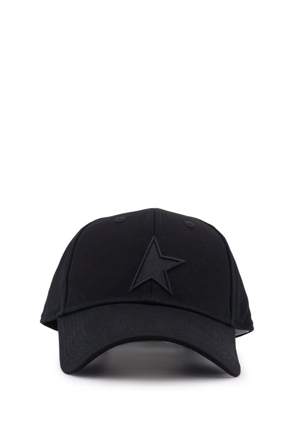Golden Goose Cotton Hat - Black