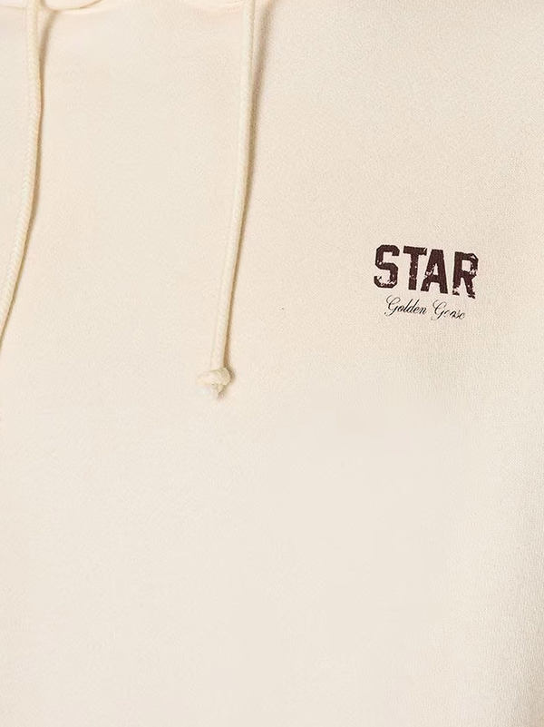 Golden Goose Oversized Cotton Sweatshirt - ARTIC WOLF