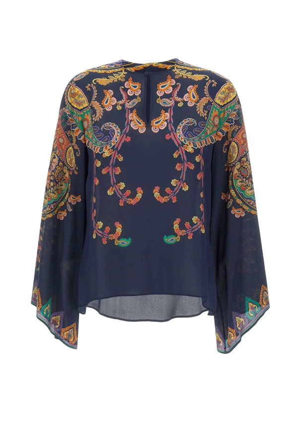 Etro Silk Shirt Top - Multicolor