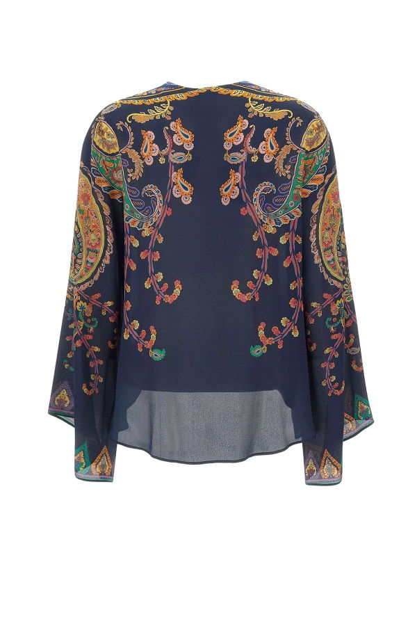 Etro Silk Shirt Top - Multicolor