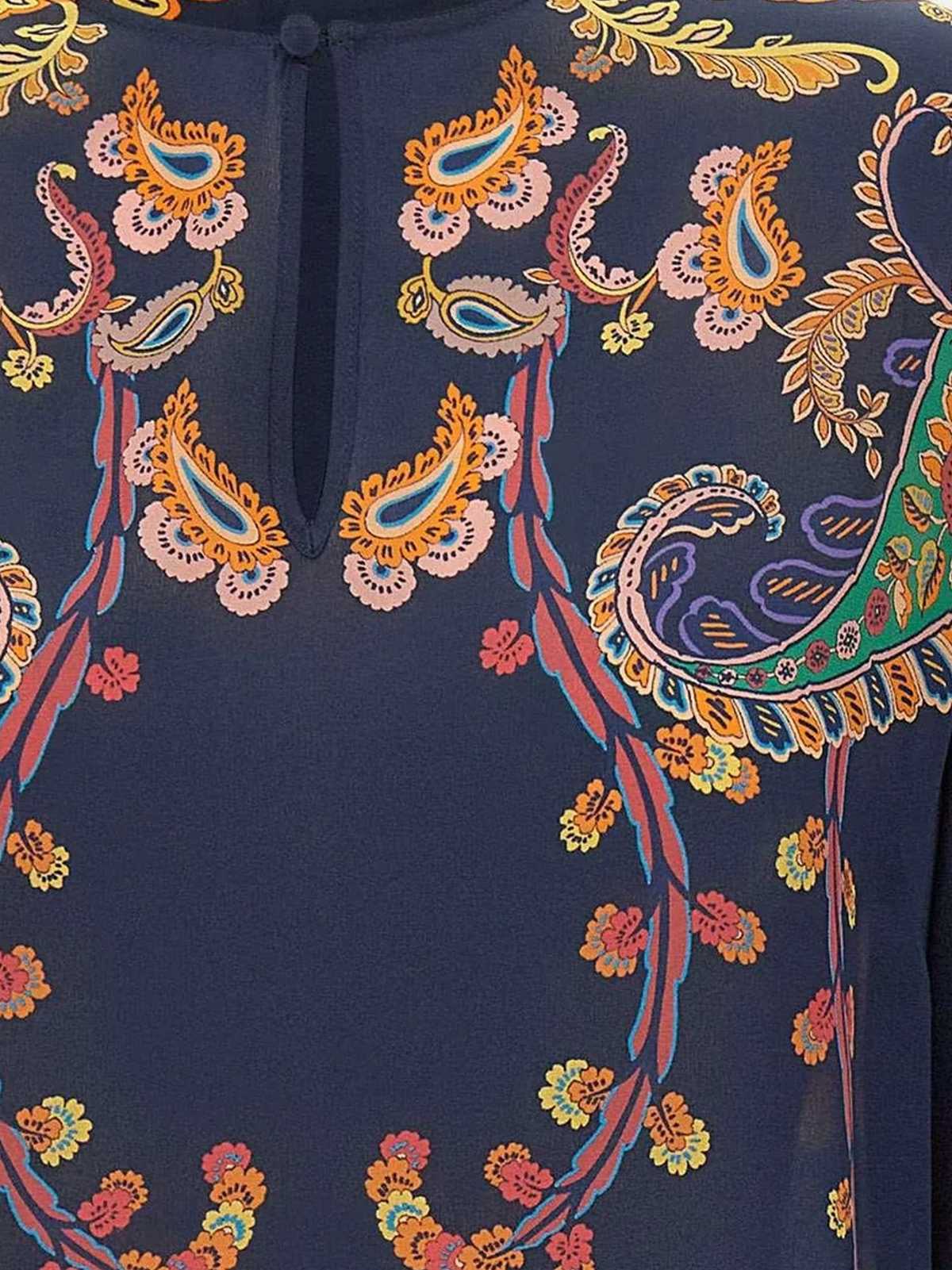 Etro Silk Shirt Top - Multicolor - Image 3 of 3