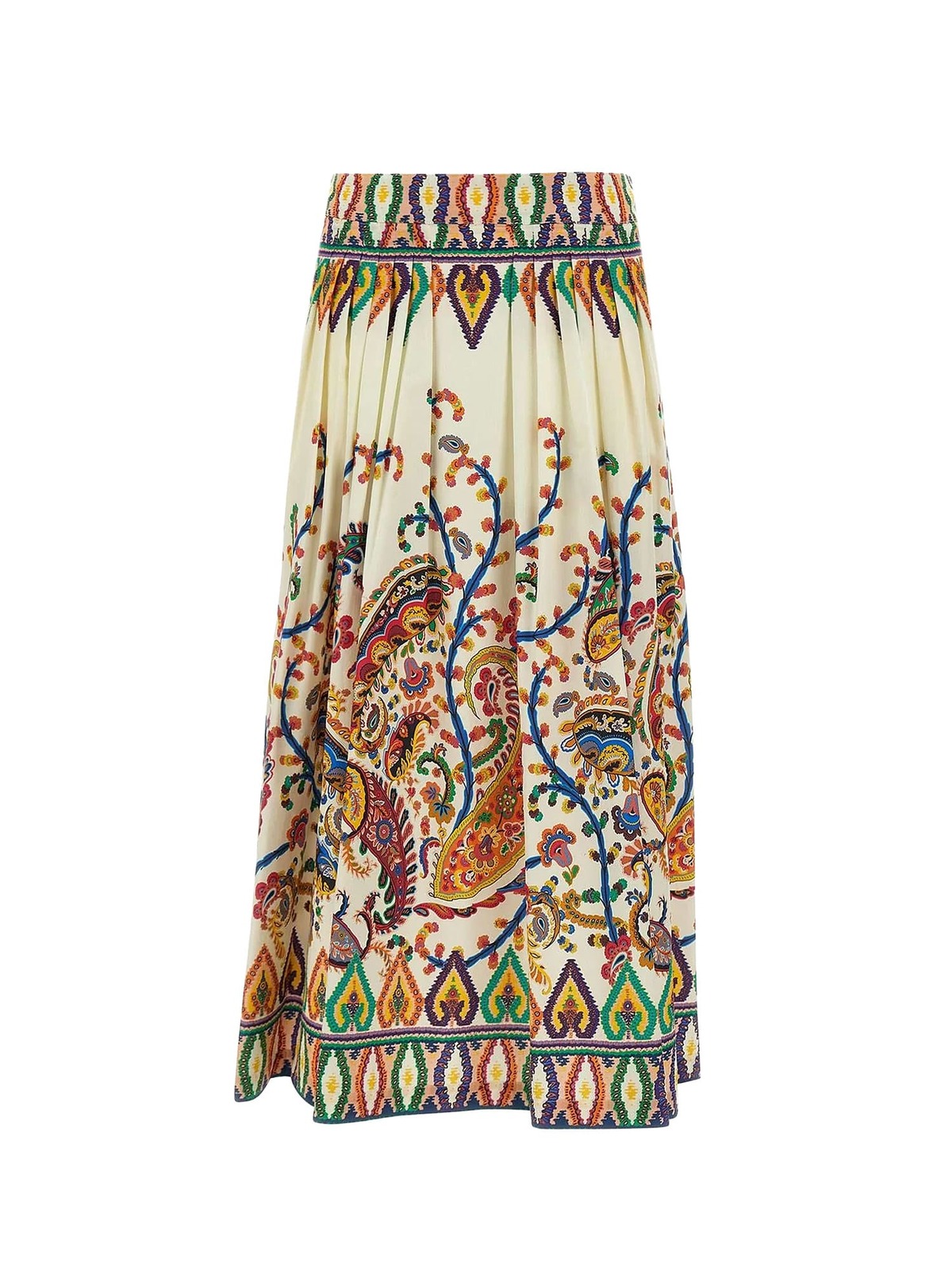 Etro Multicolor Cotton Skirt - Image 1 of 3