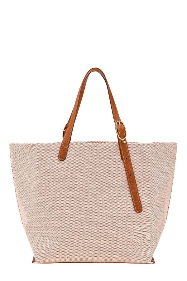 Longchamp Le Foulonné Toile Shoulder Bag - Brown