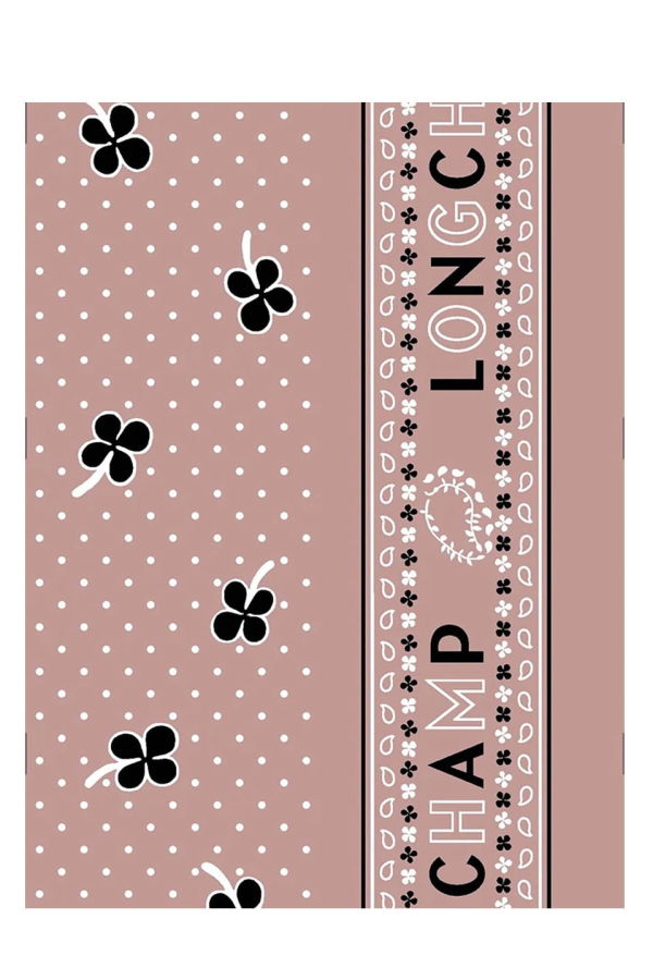 Longchamp Paisley Motif Floral Silk Scarf - Pink