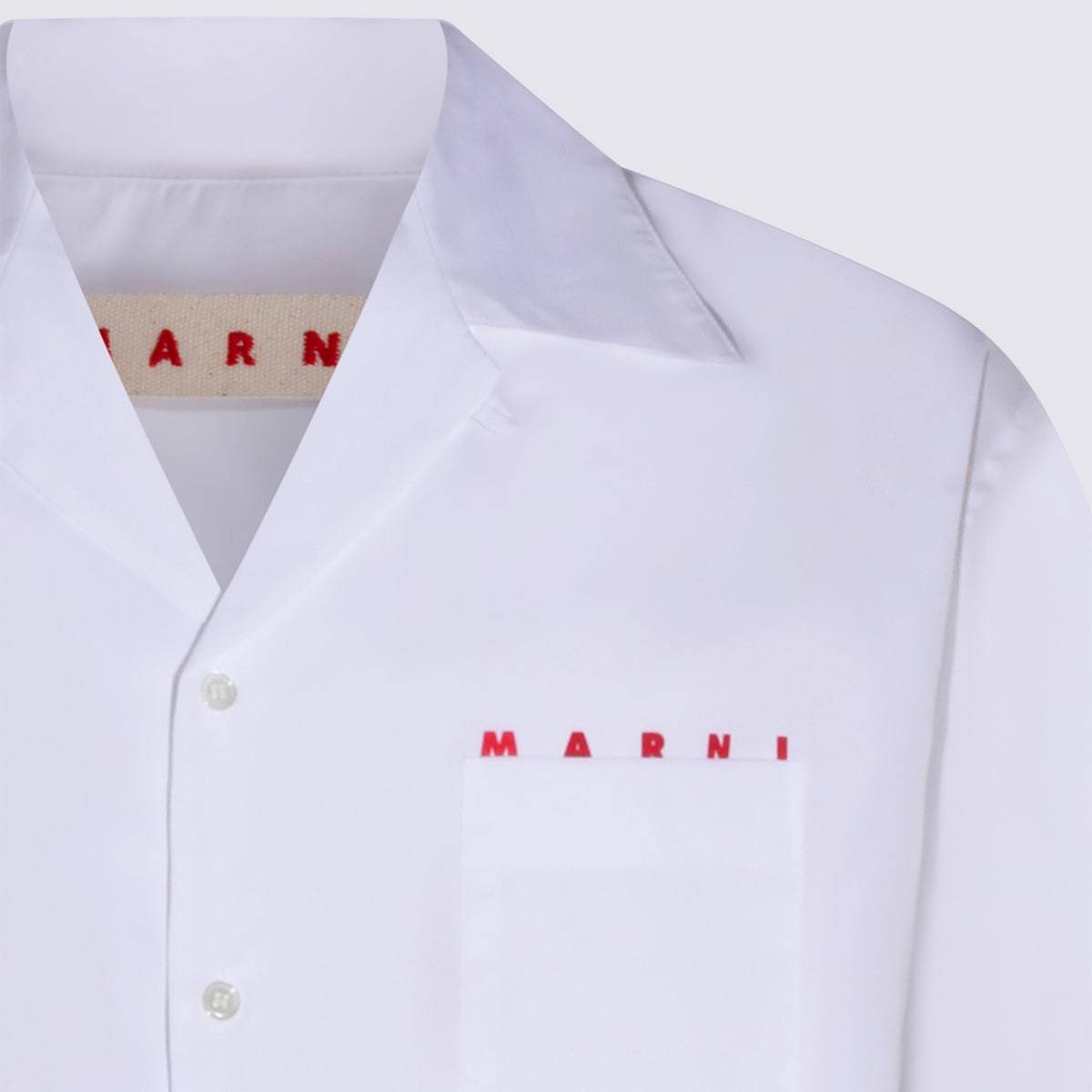 Marni Cotton Shirt - White - Image 3 of 3