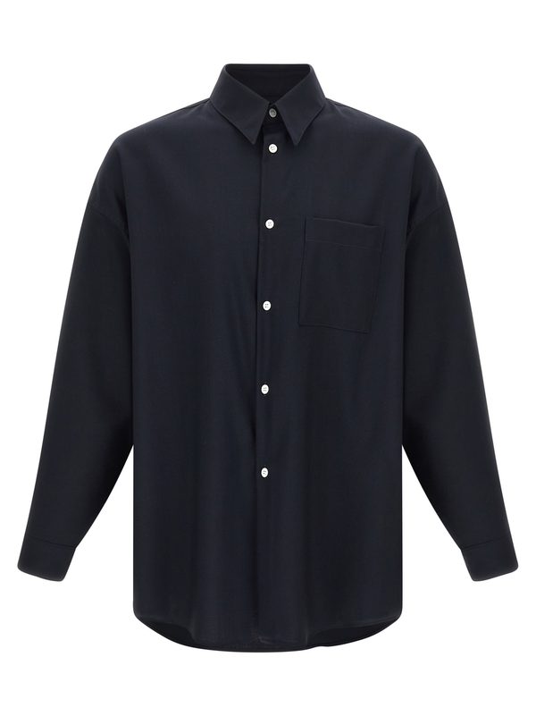Marni Tropical Wool Shirt - Blue