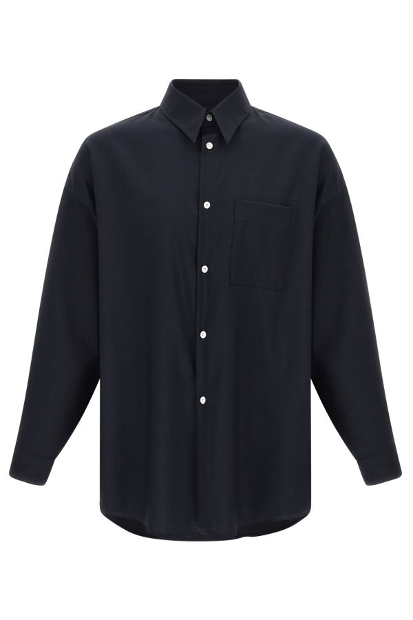 Marni Tropical Wool Shirt - Blue