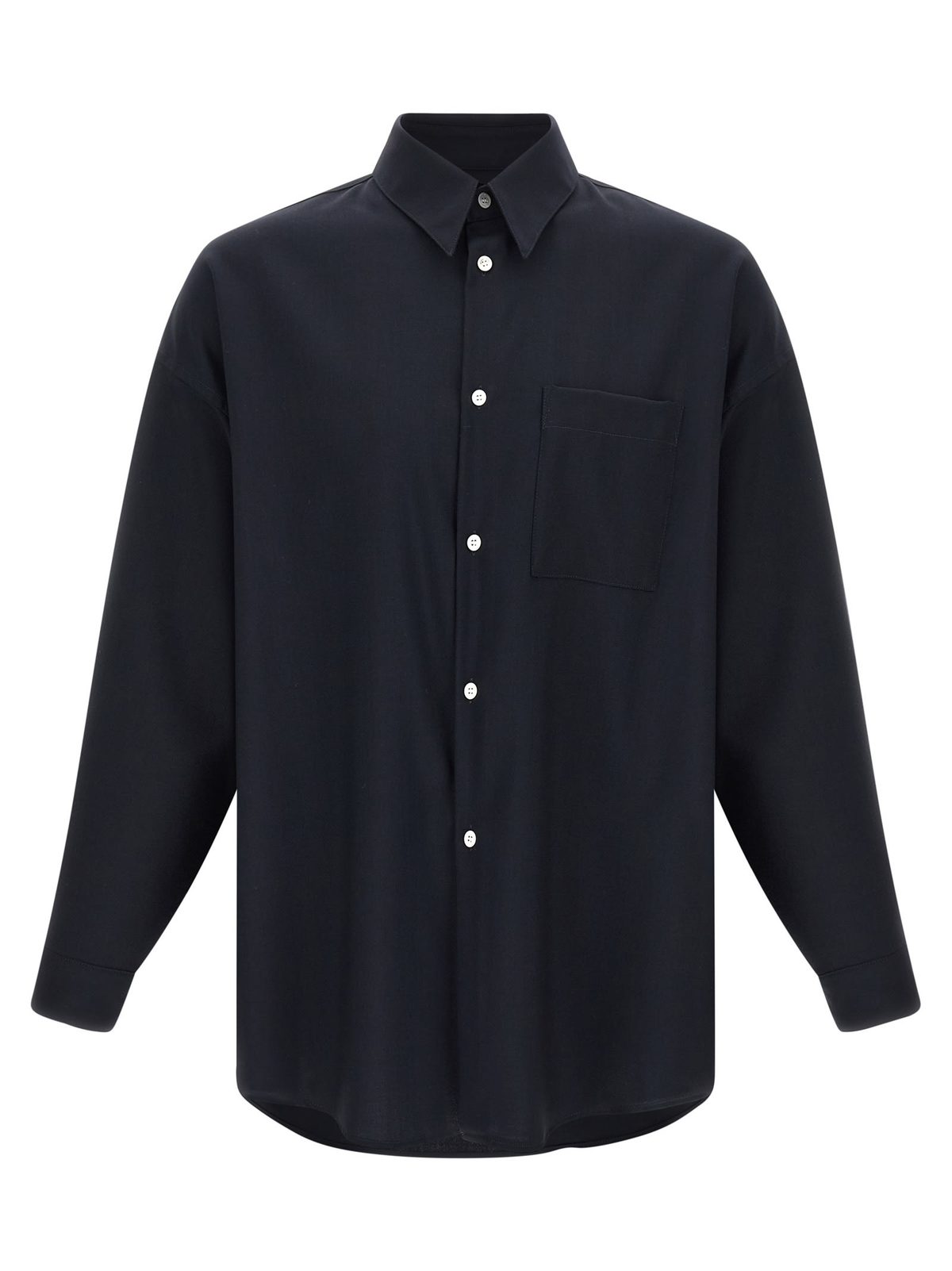 Marni Tropical Wool Shirt - Blue - Image 1 of 4