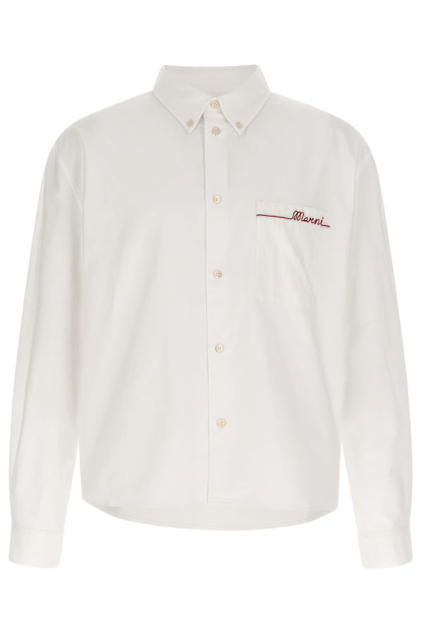 Marni Embroidery Shirt - White