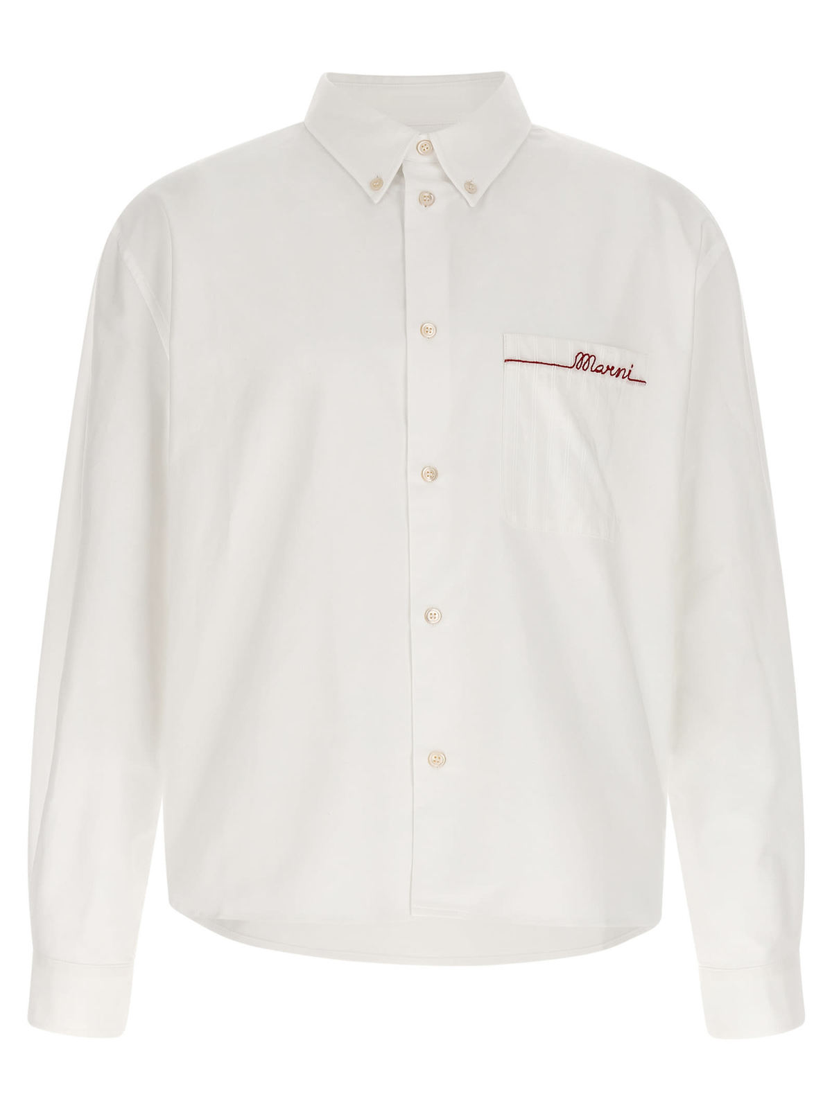 Marni Embroidery Shirt - White - Image 1 of 4
