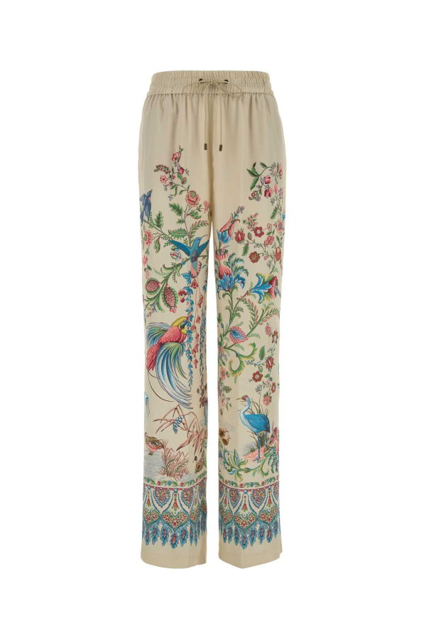 Etro Printed Satin Pants - X0802