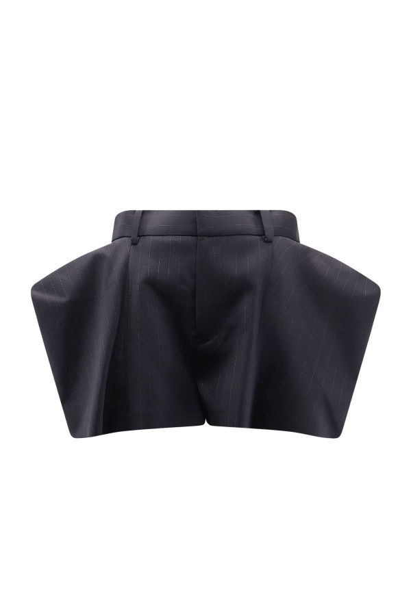 sacai Chalk Stripe Shorts - Black