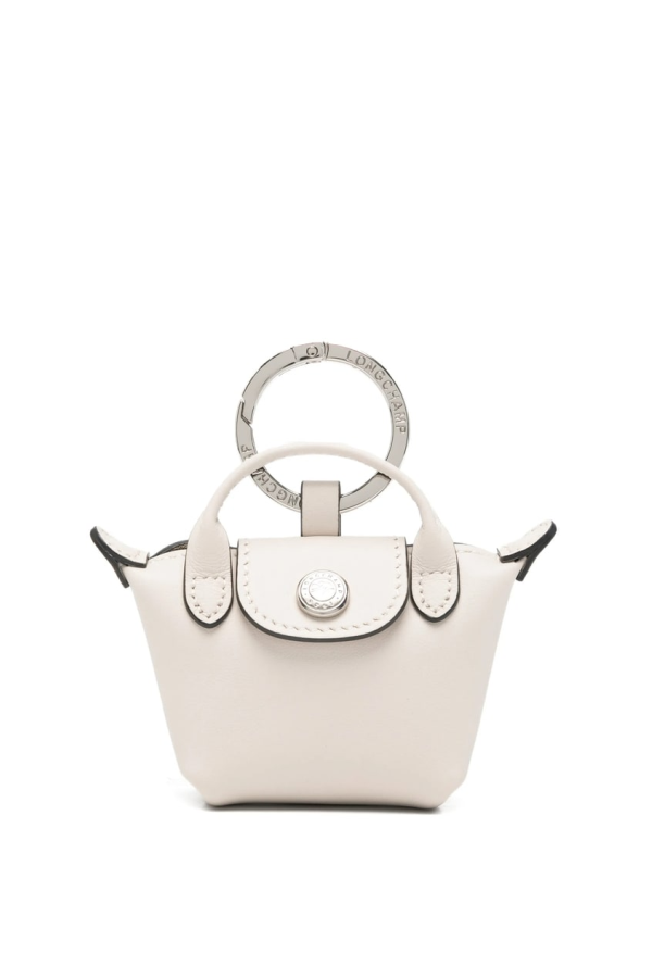 Longchamp Bag Keyring - Grey