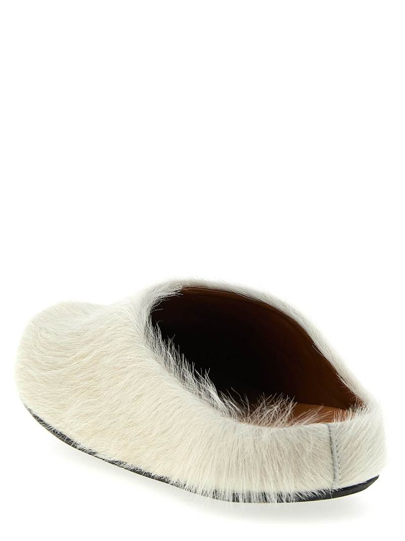 Marni Fussbett Sabots - White