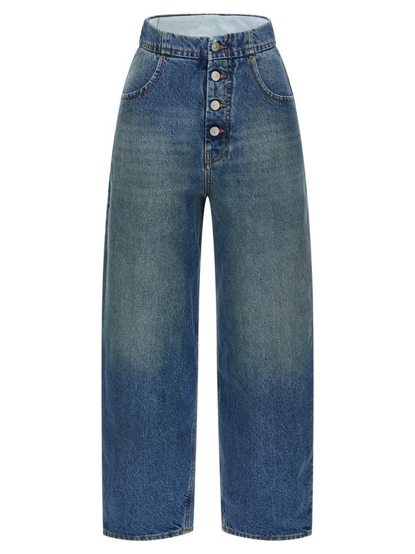 MM6 Maison Margiela Straight Leg Jeans - Light Blue MM6 Maison Margiela Straight Leg Jeans - Light Blue
