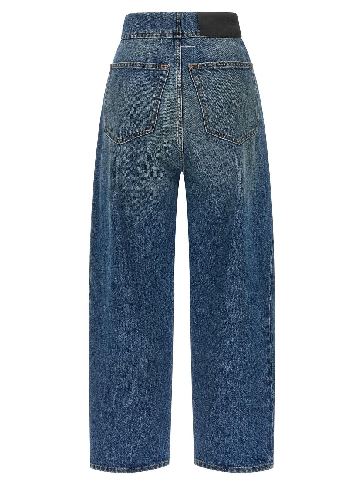 MM6 Maison Margiela Straight Leg Jeans - Light Blue - Image 2 of 4