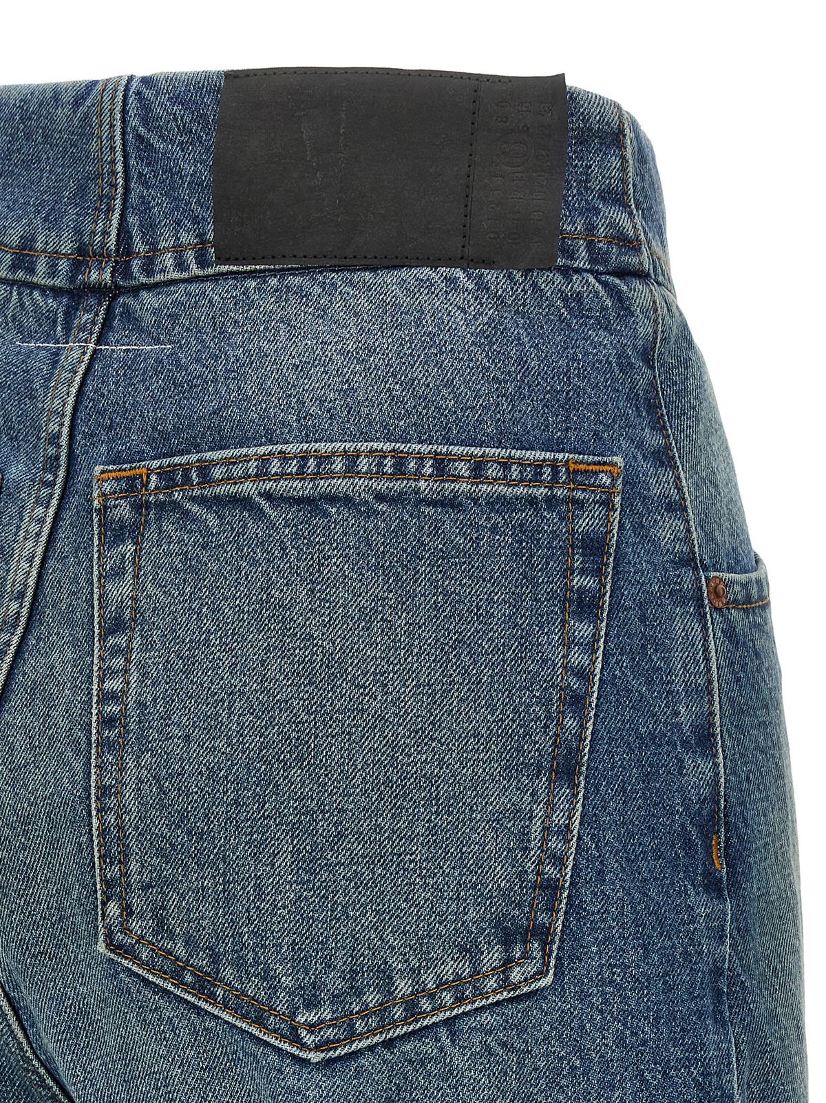 MM6 Maison Margiela Straight Leg Jeans - Light Blue - Image 4 of 4