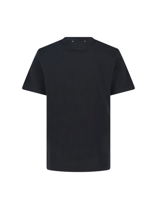 Golden Goose Textured T-Shirt - Black