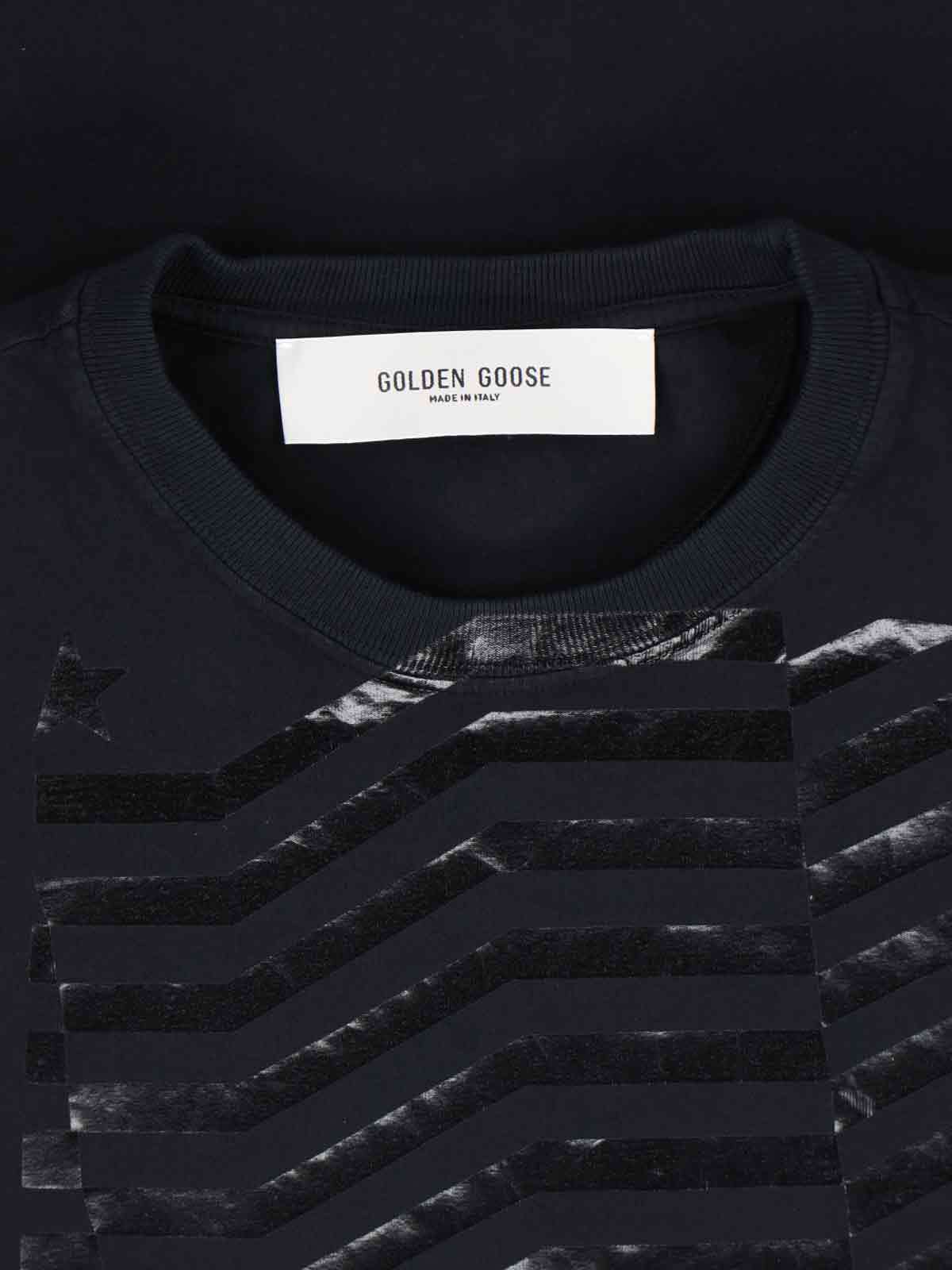 Golden Goose Textured T-Shirt - Black - Image 3 of 3
