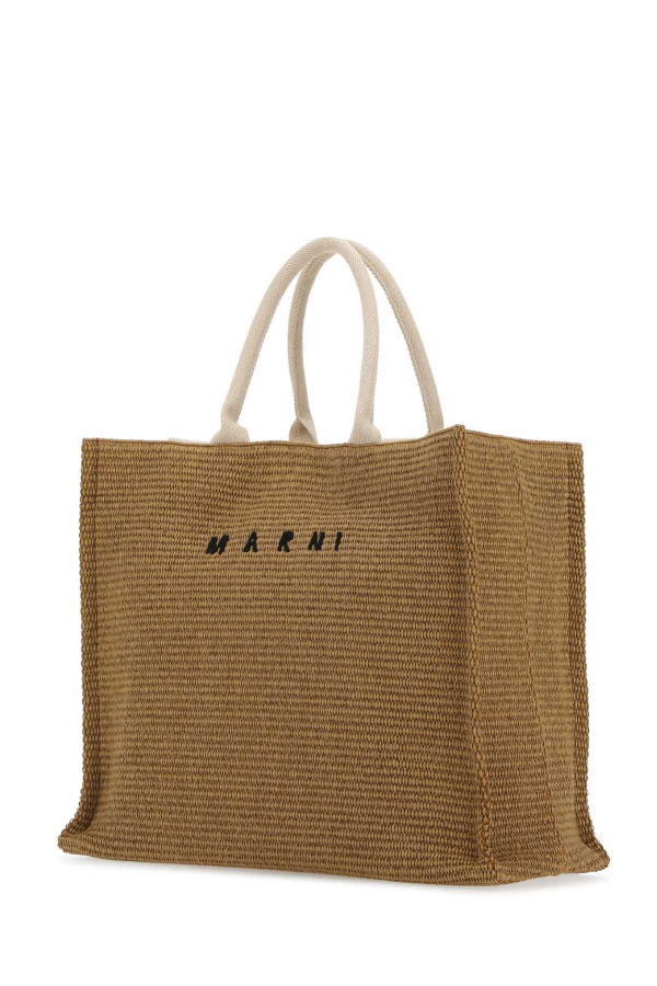 Marni Biscuit Raffia Shopping Bag Tote Bag