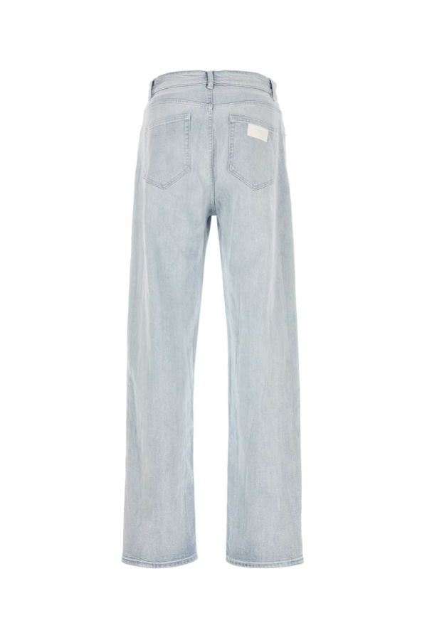 MM6 Maison Margiela Light-Blue Stretch Denim Jeans - Light Blue