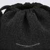 ALEXANDER WANG Black Cotton Satchel Tote - Reflective Charcoal - Thumbnail 4