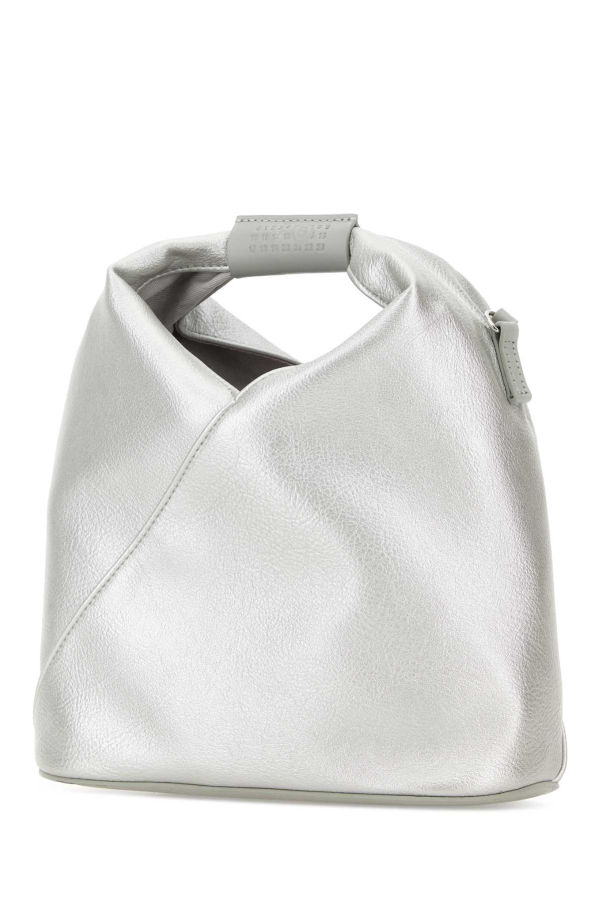 MM6 Maison Margiela Japanese Synthetic Leather Tote - Silver