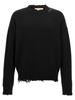 Marni Destroyed Effect Sweater - Black - Thumbnail 1