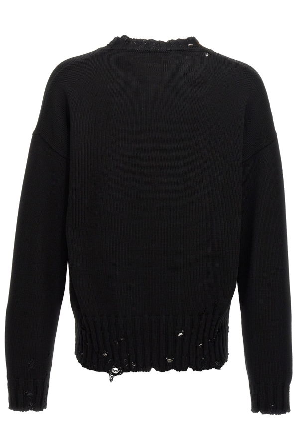 Marni Destroyed Effect Sweater - Black