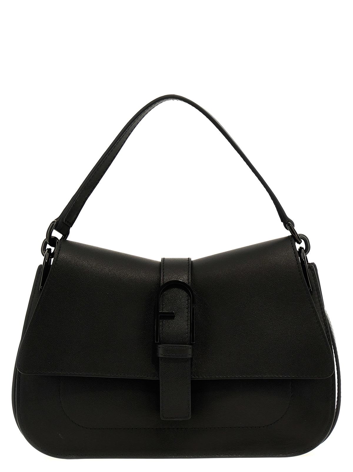 Furla Flow M Shoulder Bag - Black - Image 1 of 4