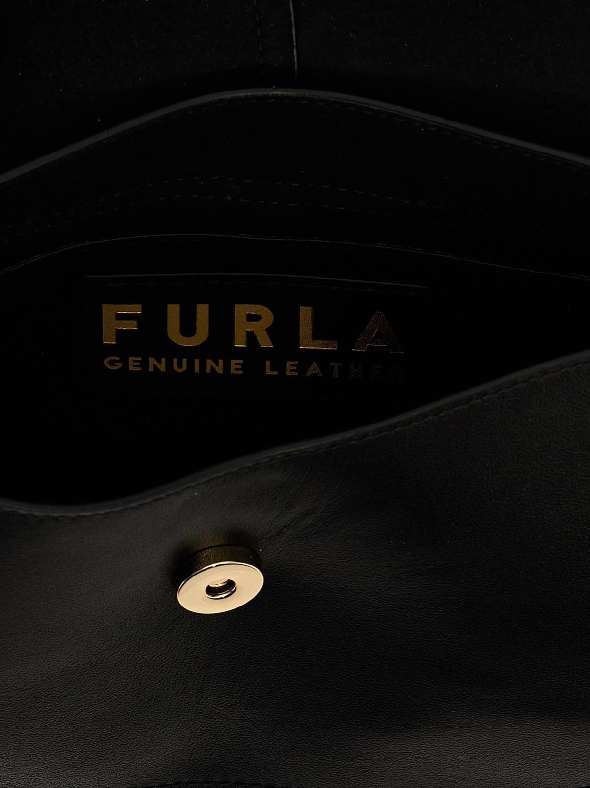 Furla Flow M Shoulder Bag - Black - Image 4 of 4