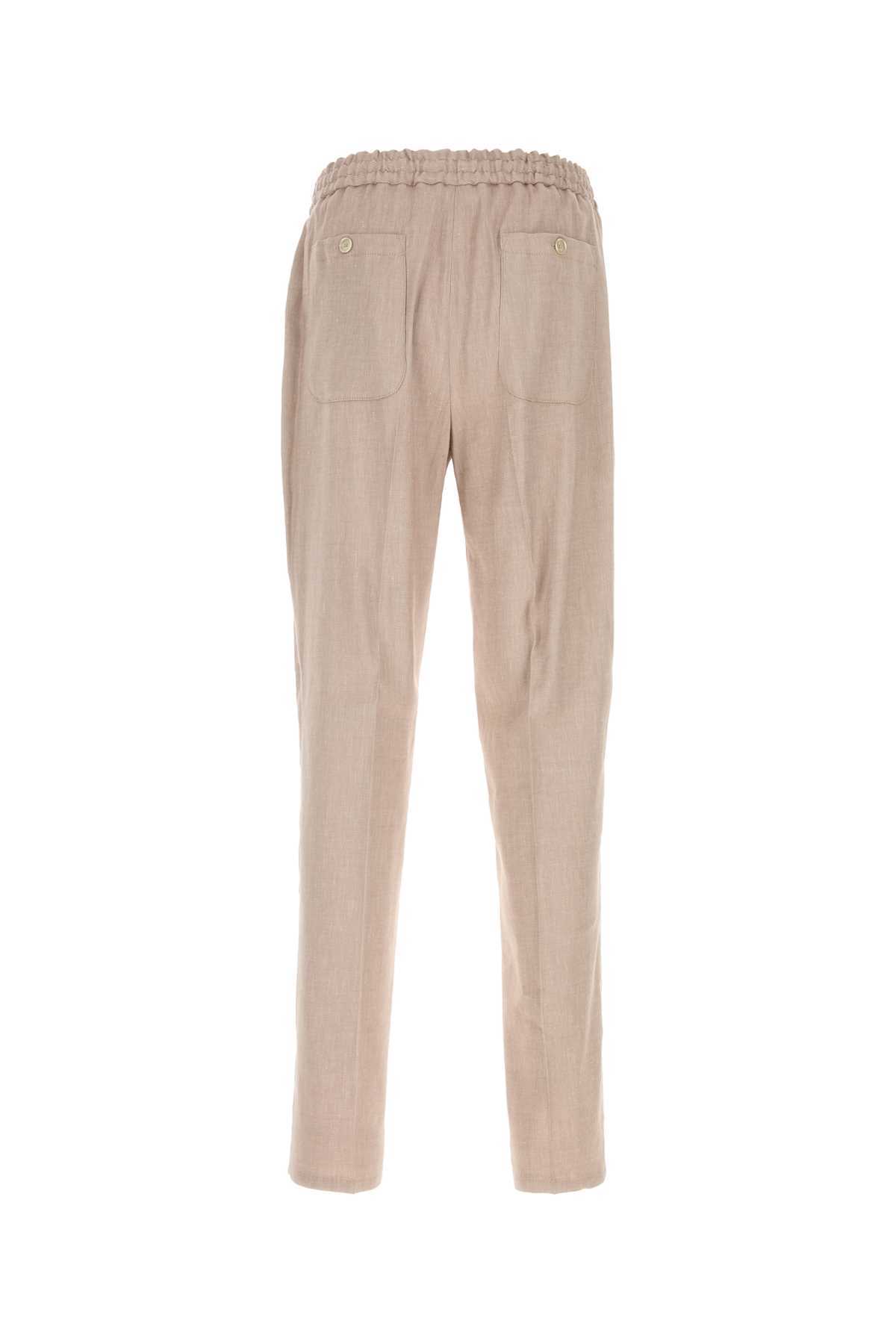 Etro Sand Linen Blend Pant - Sand - Image 2 of 2