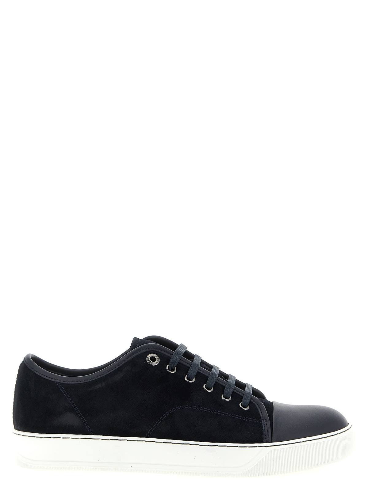 Lanvin Suede Sneakers - Blue - Image 1 of 4
