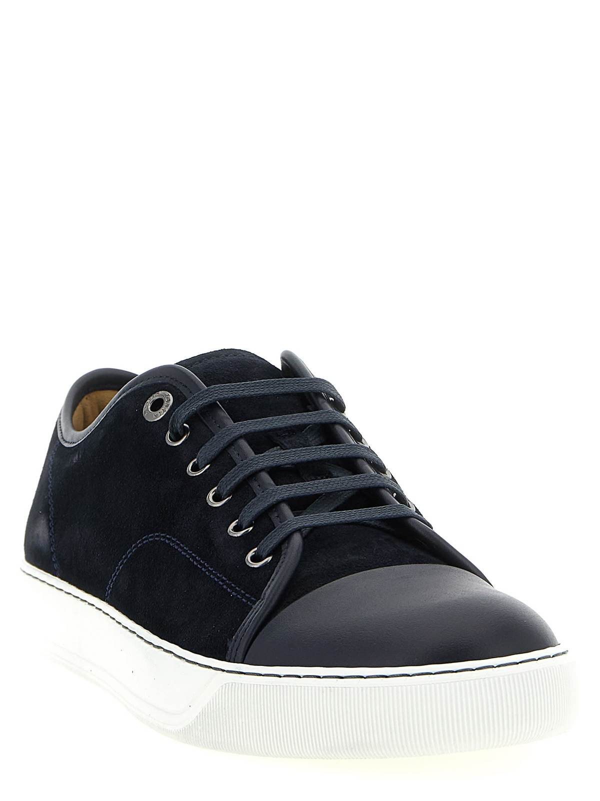 Lanvin Suede Sneakers - Blue - Image 2 of 4