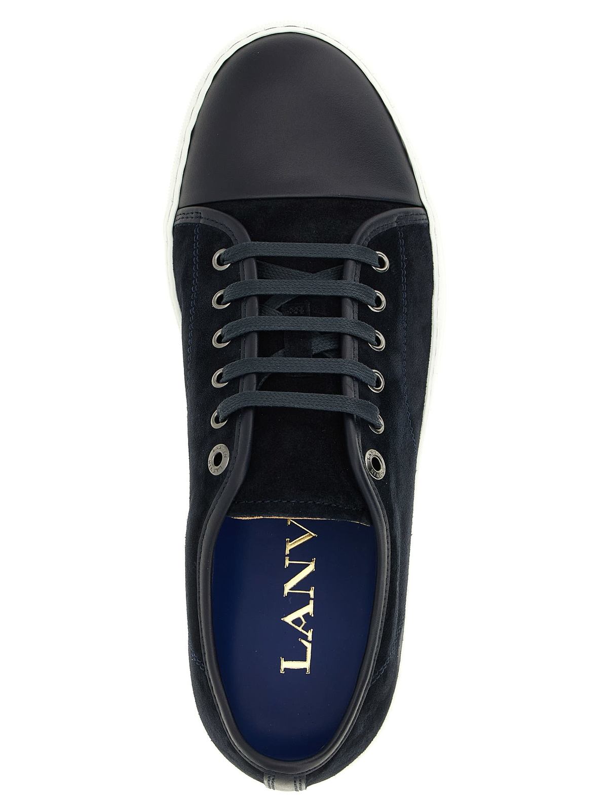 Lanvin Suede Sneakers - Blue - Image 4 of 4