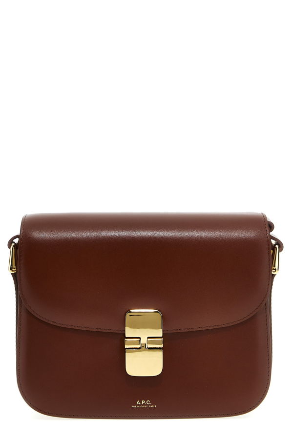 A.P.C. Grace Small Crossbody Bag - Brown