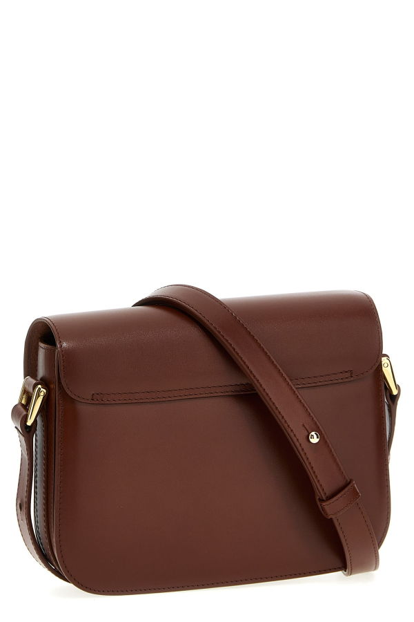 A.P.C. Grace Small Crossbody Bag - Brown