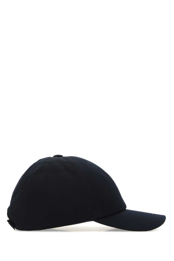 thom browne Cotton Baseball Cap - Midnight Blue
