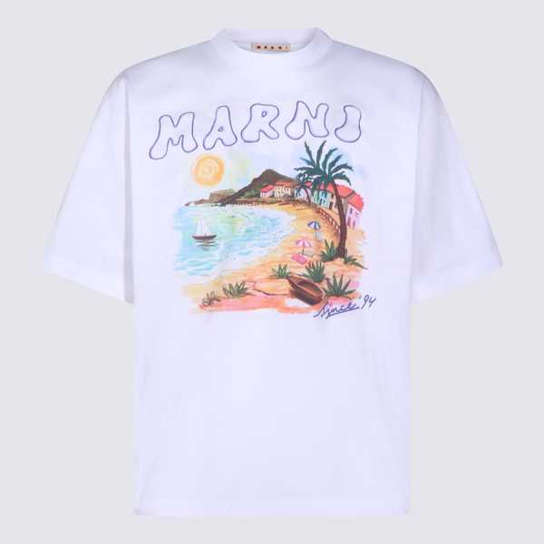 Marni Cotton T-Shirt - White