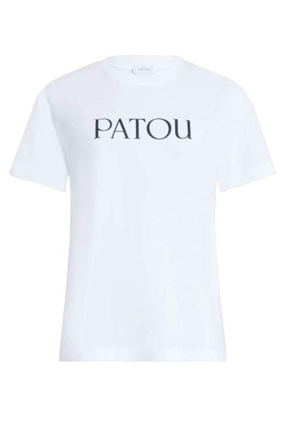 Patou Logo Print Tee - White