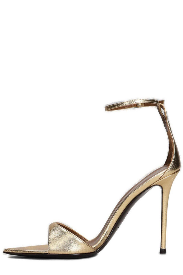 Giuseppe Zanotti Kanda Pointed Toe Sandals - Gold