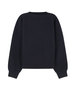 Alaia Boatneck Cotton Sweatshirt - Black - Thumbnail 1