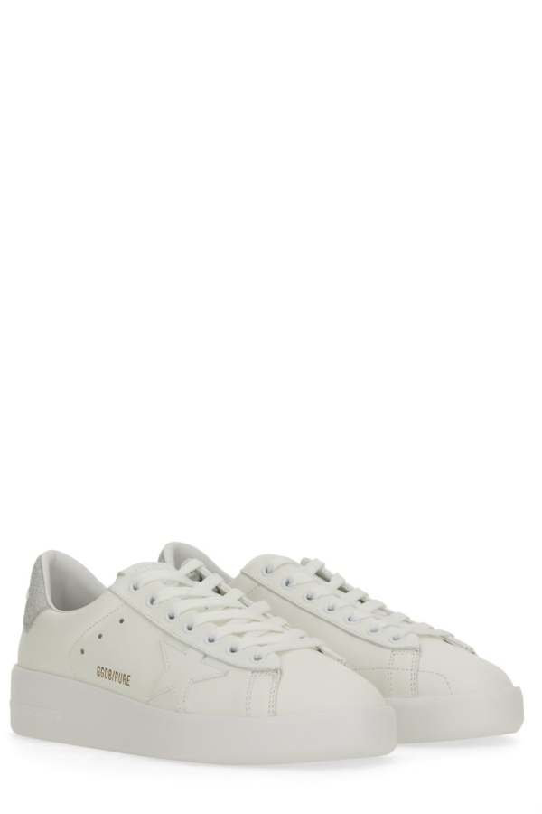 Golden Goose Purestar Sneaker With Logo Sneakers - White