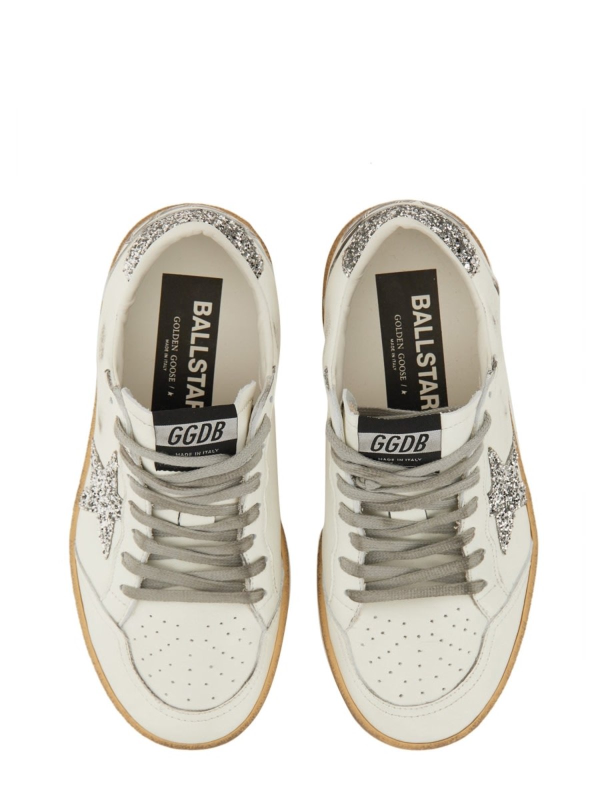 Golden Goose Ballstar Sneakers - White - Image 4 of 5