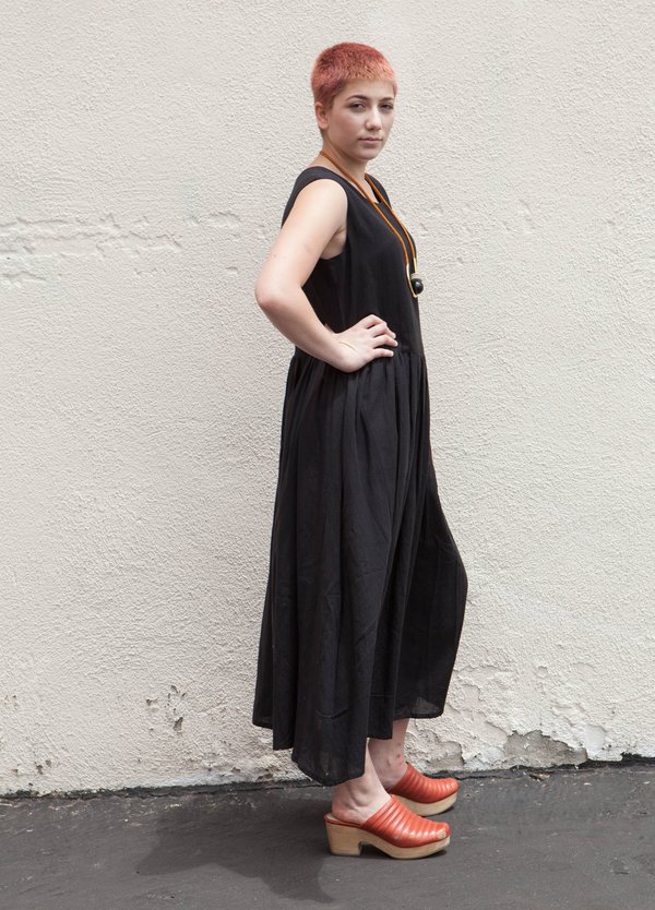 linen jumper dress Blend - Flax - 2X asymmetrical hem Textured Linen Sweater Scoop Maxi
