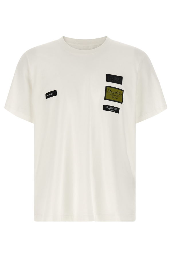 MM6 Maison Margiela Etichette Patch T-Shirt - White