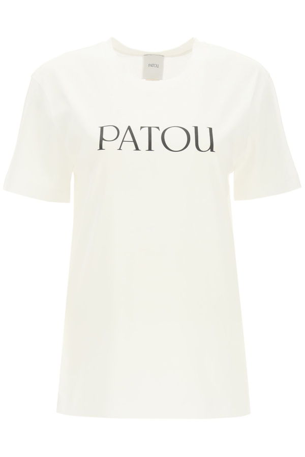Patou Logo Print T-Shirt - White