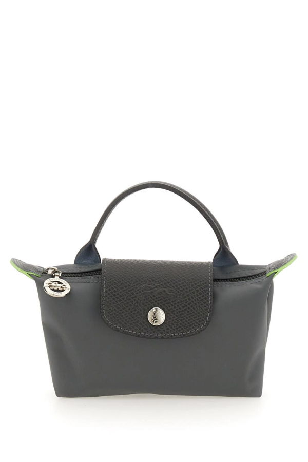 Longchamp Le Pliage Original Clutch Bag - Charcoal